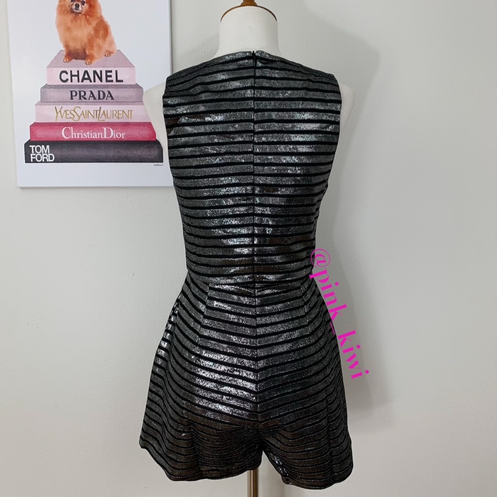 MinkPink Glimmer of Hope Striped Playsuit - Picture 6 of 11